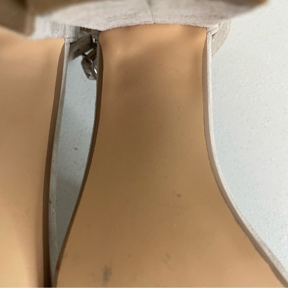 Steve Madden Carrson Blush Suede Heeled Sandals Size 10 - Picture 12 of 14